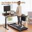 Artiss Electric Standing Desk Height Adjustable Home Office 120cm Rustic Brown