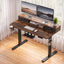 Artiss Electric Standing Desk Height Adjustable Home Office 120cm Rustic Brown