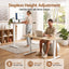 Artiss Electric Standing Desk Height Adjustable Table 120cm Oak White