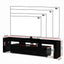 Artiss Entertainment Unit TV Cabinet LED 189cm Black Elo