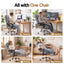 Artiss Executive Office Chair Footrest Grey
