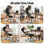 Artiss Executive Office Chair Leather Tilt Black