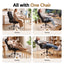 Artiss Executive Office Chair Leather Tilt Black