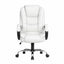 Artiss Executive Office Chair Leather Tilt White