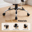 Artiss Executive Office Chair Leather Tilt White