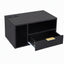Artiss Floating Bedside Table with Charging Station Black Nightstand 1 Drawer