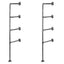 Artiss Floating DIY Pipe Shelf Metal Brackets Set of 2