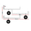 Artiss Floating Wall Shelf 3 Tier White