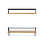 Artiss Floating Wall Shelf Set of 2