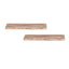 Artiss Floating Wall Shelf Set of 2 Wood 90CM