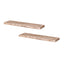 Artiss Floating Wall Shelf Set of 2 Wood 90CM