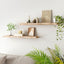 Artiss Floating Wall Shelf Set of 2 Wood 90CM
