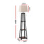 Artiss Floor Lamp 3 Tier Shelf Storage LED Light Stand Home Room Vintage White