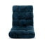 Artiss Floor Lounge Sofa Bed Flannel Fabric Navy