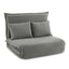 Artiss Floor Lounge Sofa Bed Foldable 2 Seater Grey