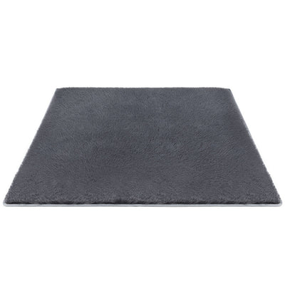 Artiss Floor Rug 160x230cm Plush Area Shaggy Rug Living Room Bedroom Carpet Grey