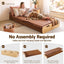 Artiss Folding Kraft Paper Bed Frame with Mattress and Pillow 300kg Capacity 200x60cm