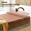 Artiss Folding Kraft Paper Bed Frame with Mattress and Pillow 300kg Capacity 200x60cm