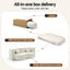 Artiss Folding Sofa Bed Floor Couch 2-in-1 Convertible Futon Loveseat Beige
