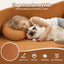 Artiss Folding Sofa Bed Floor Couch 2-in-1 Convertible Futon Loveseat Orange
