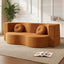 Artiss Folding Sofa Bed Floor Couch 2-in-1 Convertible Futon Loveseat Orange