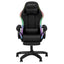 Artiss Gaming Office Chair 12 RGB LED Massage Computer Work Seat Footrest Black