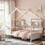 Artiss Kids Single Bed Frame House Bed Solid Wood Montessori Bed for Toddler White