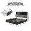 Artiss King Bed Frame with Storage, 4 Drawers and Charging Station