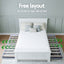 Artiss King Single Bed Frame and Bedside Table