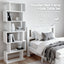 Artiss King Single Bed Frame and Bookshelf
