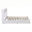Artiss King Single Bed Frame with Storage, 4 Drawers, USB and Night Light White