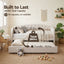 Artiss King Single Daybed Velvet Trundle Bed Frame Tufted Guest Bed