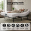 Artiss King size bed frame & Giselle Bedding King Mattress Combo, adjustable bed Base for Snoring Relief, Independent Head Foot Incline, Wireless Remote, Black,20cm Thickness