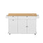 Artiss Kitchen Island Trolley Rolling Serving Cart Storage Drawer Cabinet 150cm White