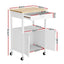 Artiss Kitchen Island Trolley Rolling Serving Cart Storage Drawer Cupboard 60cm