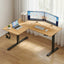 Artiss L-Shape Electric Standing Desk Sit Stand Up Height Adjustable Motorised