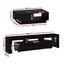Artiss LED TV Unit & Coffee Table Set Storage Cabinet Black