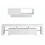 Artiss LED TV Unit & Coffee Table Set Storage Cabinet White