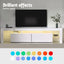 Artiss LED TV Unit & Coffee Table Set Storage Cabinet White