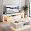 Artiss LED TV Unit & Coffee Table Set Storage Cabinet White