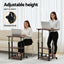 Artiss Laptop Desk Height Adjustable Mobile Workstation Computer Desks 60CM