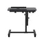 Artiss Laptop Desk Table Fan Cooling Black 60CM