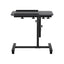 Artiss Laptop Desk Table Fan Cooling Black 60CM