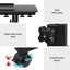 Artiss Laptop Desk Table Fan Cooling Black 60CM