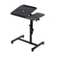 Artiss Laptop Desk Table Fan Cooling Black 60CM