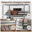 Artiss Large Portable Clothes Closet Wardrobe with Magnetic Door Grey