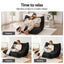 Artiss Lazy Sofa 2 Seaters Accent Caterpillar Chair Floor Couch Armless Lounge