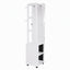 Artiss Lockable Jewellery Cabinet, Mobile Frameless Mirror, White