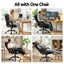 Artiss Massage Office Chair Executive Computer Gaming Chairs Black PU Leather