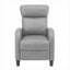 Artiss Massage Recliner Chair Small Recliner Sofa for Adults Fabric Grey